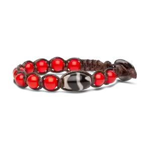 Bracciale TAMASHII Serenità Agata Rosso Passione