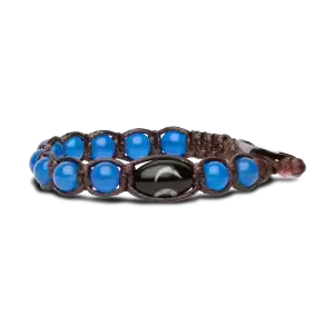 Bracciale TAMASHII Coraggio Agata Blu