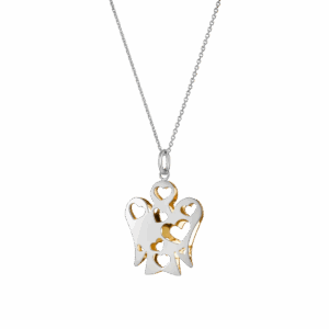 Collana con pendente Oro Bianco
