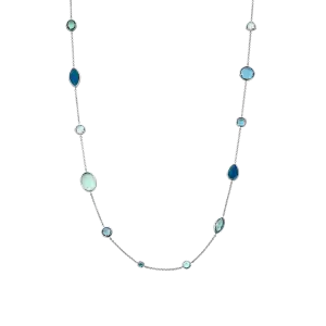 Collana in Argento placcata Platino