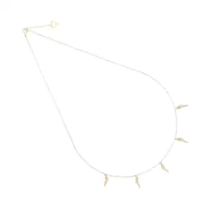 Girocollo in Oro 18kt con Cornetti