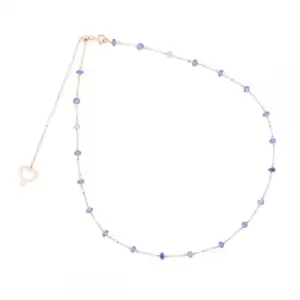 Girocollo in Oro 18kt Rosa con Tanzanite