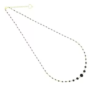 Girocollo in Argento Dorato con Spinello