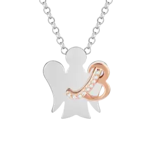 Collana in Argento con lettera B