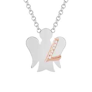 Collana in Argento con lettera L